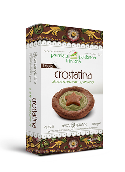crostatina senza glutine cacao pistacchio
