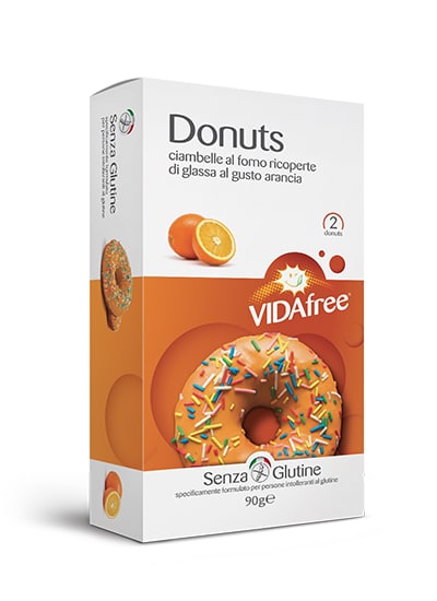donuts senza glutine arancia